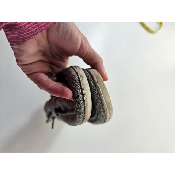 Hey dude wendy linen ladies 6 youth 5 stone grey pre owned condition casual - Picture 4 of 8